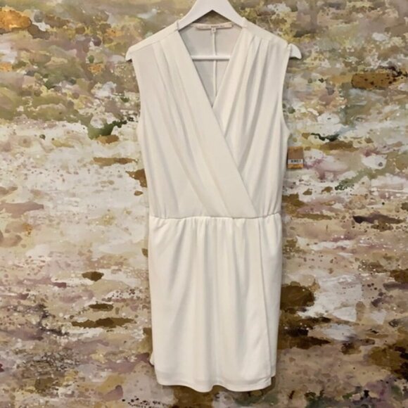 Rachel Roy Essential White Wrap Dress - Picture 1 of 11